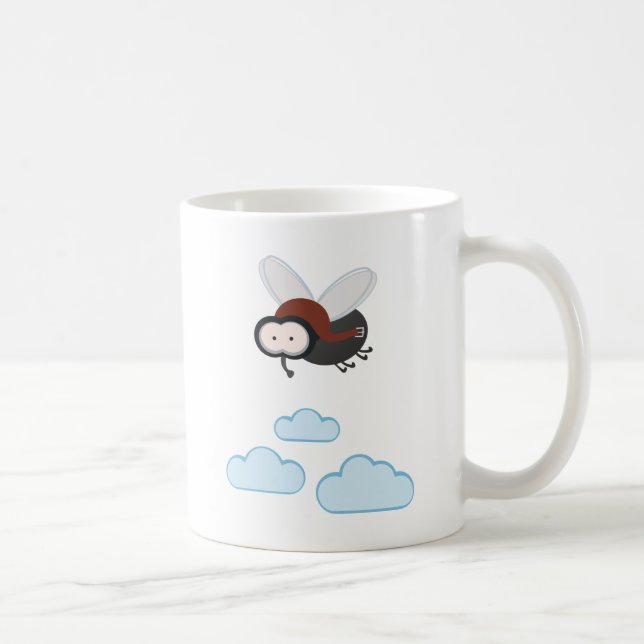 Caneca De Café J fly assim alto - disco Stubenfliege (Direita)