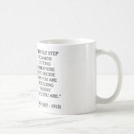 Caneca De Café J.P. Primeira etapa de Morgan para a obtenção em