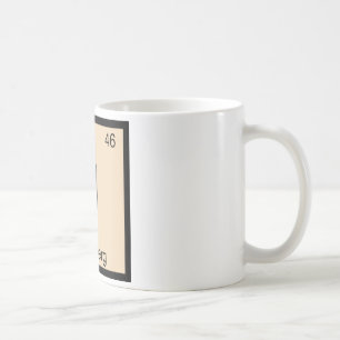 Caneca De Café J - Tabela Periódica da Química do Queijo Jarlsber