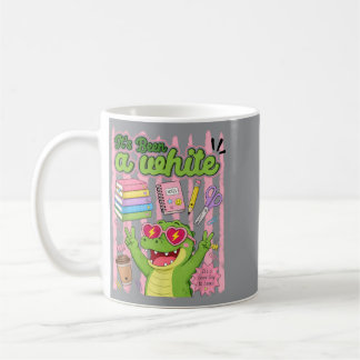 Caneca De Café Já Faz Um Tempo Professor Divertido Jacaré De Volt