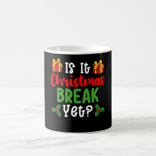 Caneca De Café Já São Férias de Natal Piada de Férias