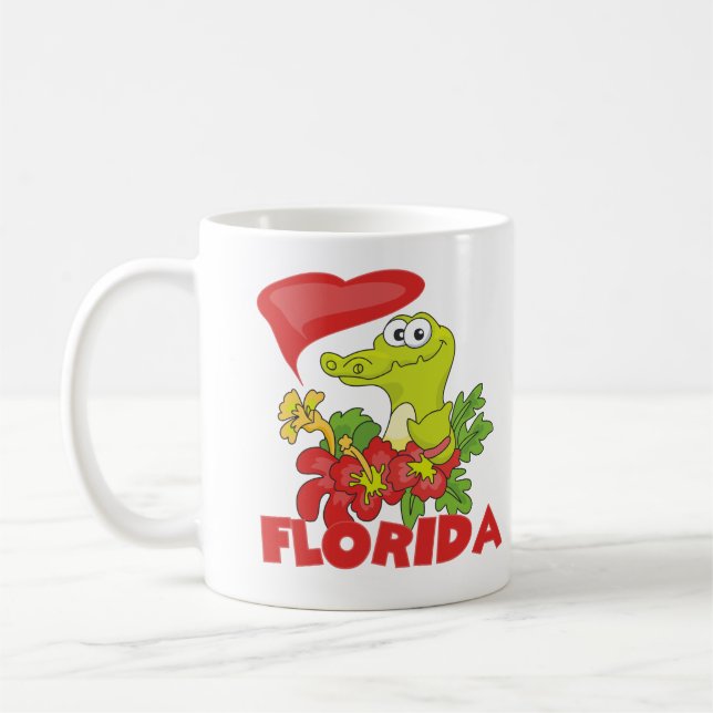 Caneca De Café Jacaré de Florida (Esquerda)
