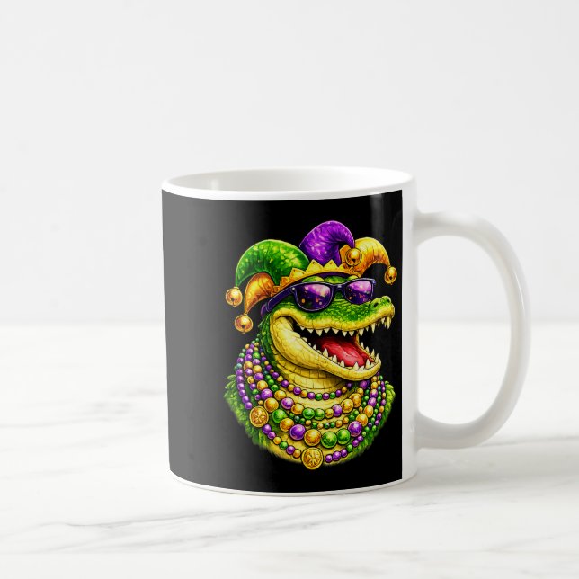 Caneca De Café Jacaré do Carnaval, Crocodilo, Contas  (Direita)