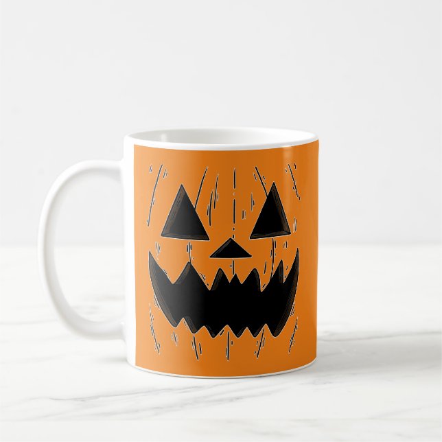 Caneca De Café Jack O' Lantern (Esquerda)