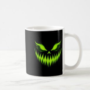 Caneca De Café Jack O Lanterna Assustador Pumpkin Face Halloween
