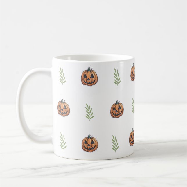 Caneca De Café Jack O'LanternHappy Halointergen (Esquerda)
