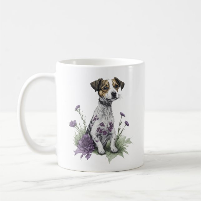 Caneca De Café Jack Russell Dog (Esquerda)
