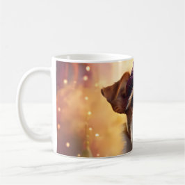 Caneca De Café Jack Russell em Figurino Vibrante