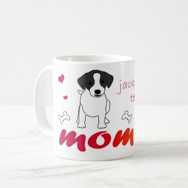 Caneca De Café jack russell terrier (Frente Esquerda)
