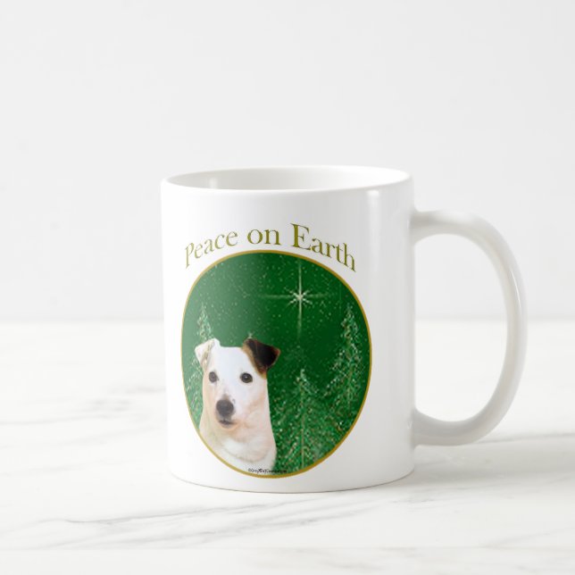 Caneca De Café Jack Russell Terrier Peace (Direita)