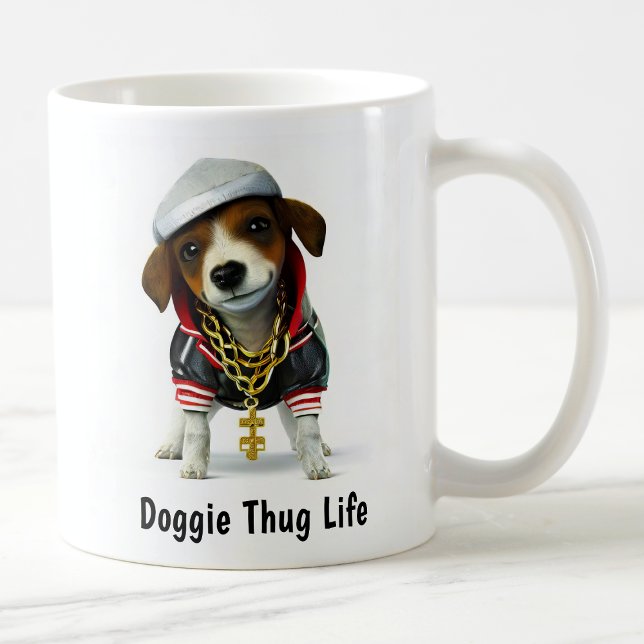 Caneca De Café Jack Russell Terrier sem controle (Criador carregado)
