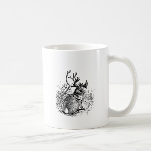 Caneca De Café jackalope (Direita)