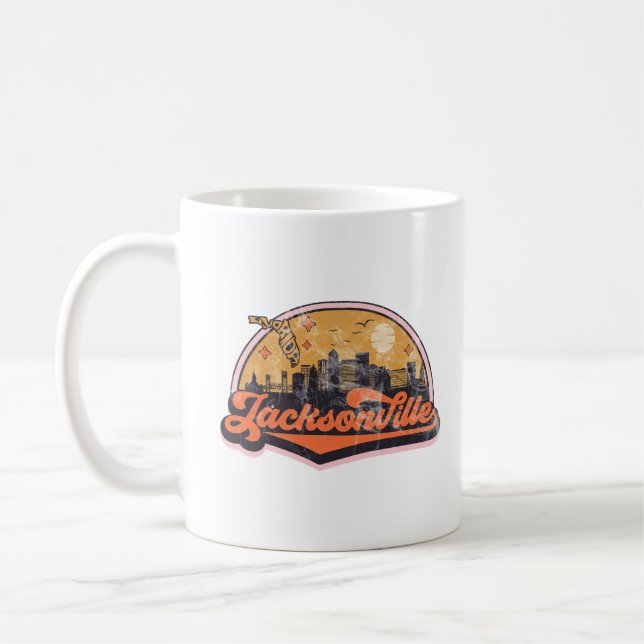 Caneca De Café Jacksonville, Florida (Esquerda)