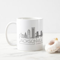 Jacksonville, Flórida| Linha Skyline Estilizada da