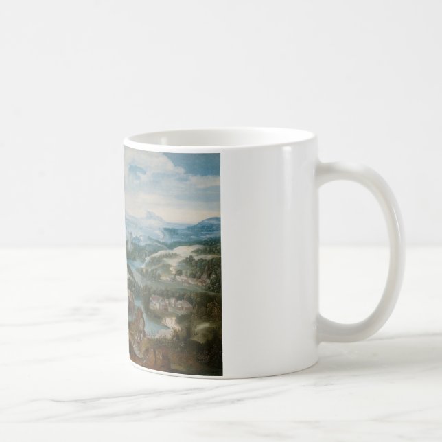 Caneca De Café Jacob Patinir - Paisagem com o Santo Penitente (Direita)