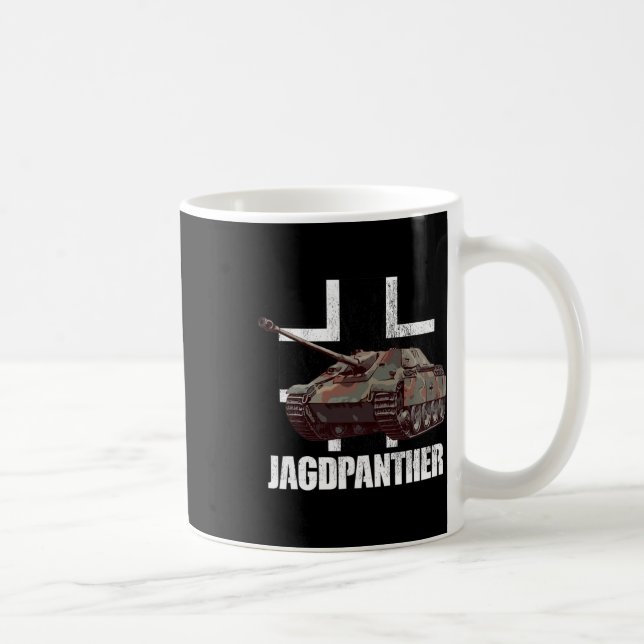 Caneca De Café Jagdpanther caçando Pantera Tanque Alemão Destroye (Direita)