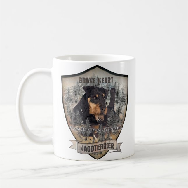 Caneca De Café Jagdterrier Apache v. Renbrad  (Esquerda)