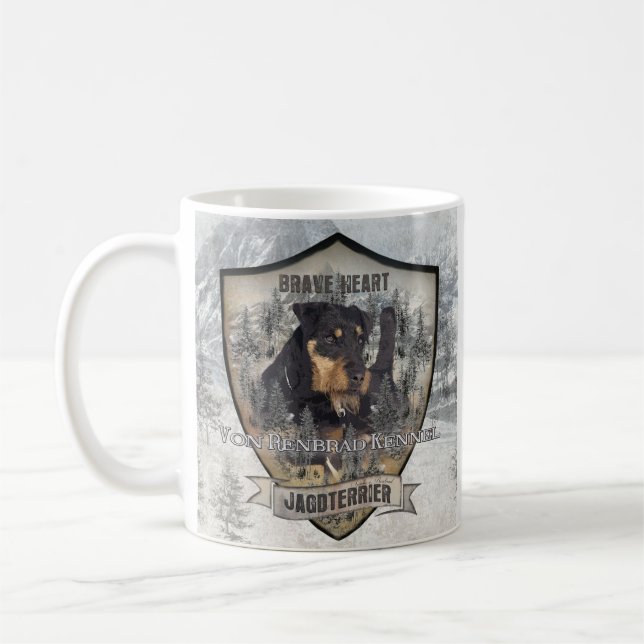 Caneca De Café Jagdterrier Apache v. Renbrad  (Esquerda)