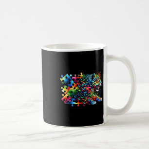 Caneca De Café Jaguar Autismo Sensibilização Mês Coloração Autist