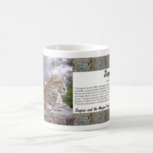 Caneca De Café Jaguar e Templo Mayan