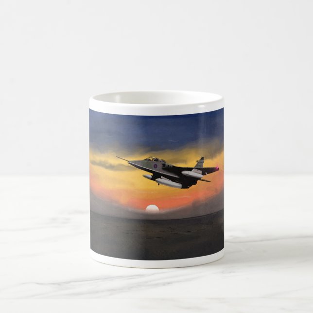 Caneca De Café Jaguar Fighter Sunset Mug (Centro)