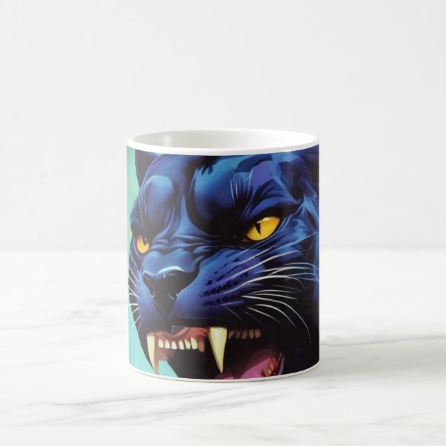 Caneca De Café Jaguar - Pantera Negra (Centro)