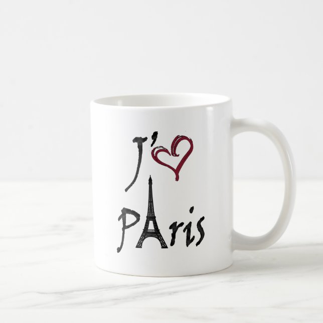 Caneca De Café j'aime Paris (Direita)
