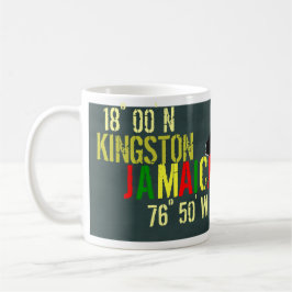 Caneca De Café Jamaica 18° 00' N/76° 50' W