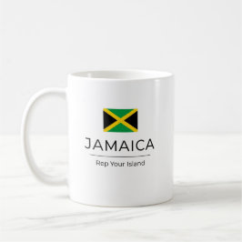 Caneca De Café Jamaica Minimalista | Orgulho Diário