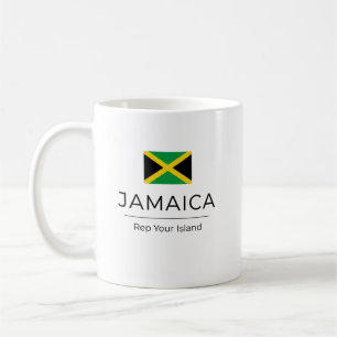 Caneca De Café Jamaica Minimalista Orgulho Diário
