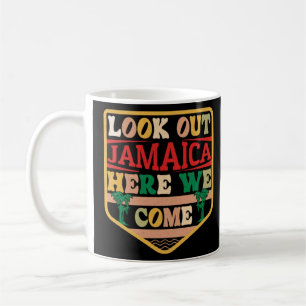 Caneca De Café Jamaica Retro Vintage Watercolor Sport Jamaf