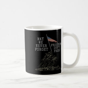Caneca De Café Jamais Esqueceremos que a Liberdade Não é Grátis B
