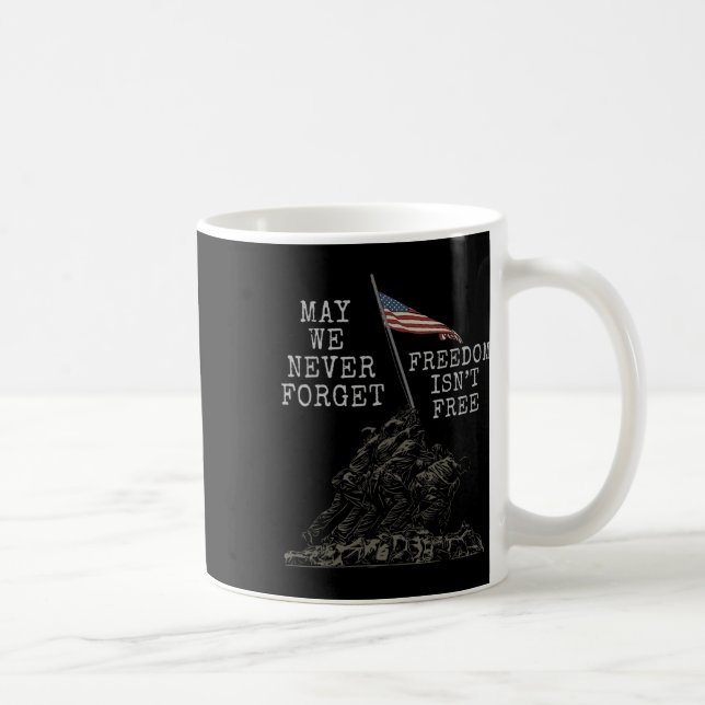 Caneca De Café Jamais Esqueceremos que a Liberdade Não é Grátis B (Direita)