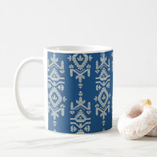 Caneca De Café Jamdani Print Folk Pattern