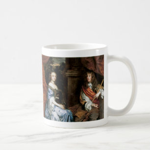 Caneca De Café James II e Anne Hyde por Sir Peter Lely
