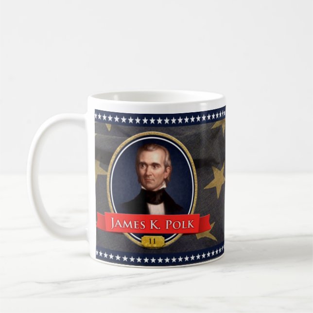 Caneca De Café James K. Polk (Esquerda)