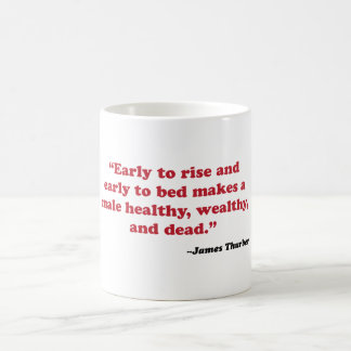 Caneca De Café James Thurber - cedo para aumentar