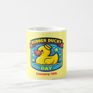 Caneca De Café Jan 13 - Rubber Ducky Day
