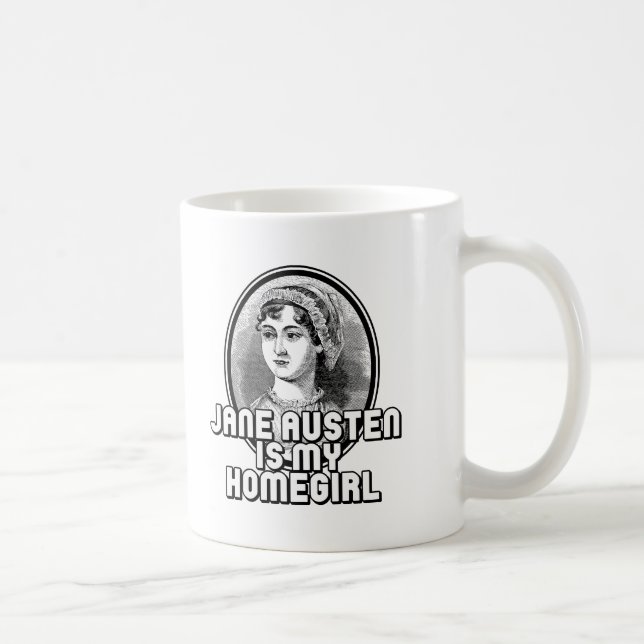 Caneca De Café Jane Austen (Direita)