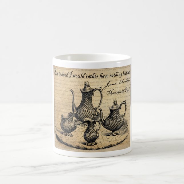 Caneca De Café Jane Austen: Nada mas chá (Centro)