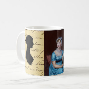 Caneca De Café Jane Austen, presente para amantes de livros