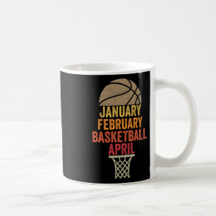 Caneca De Café Janeiro de fevereiro Bysketbyll abril Retro Appare