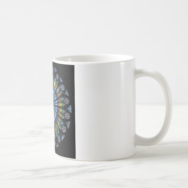 Caneca De Café janela rosa (Direita)