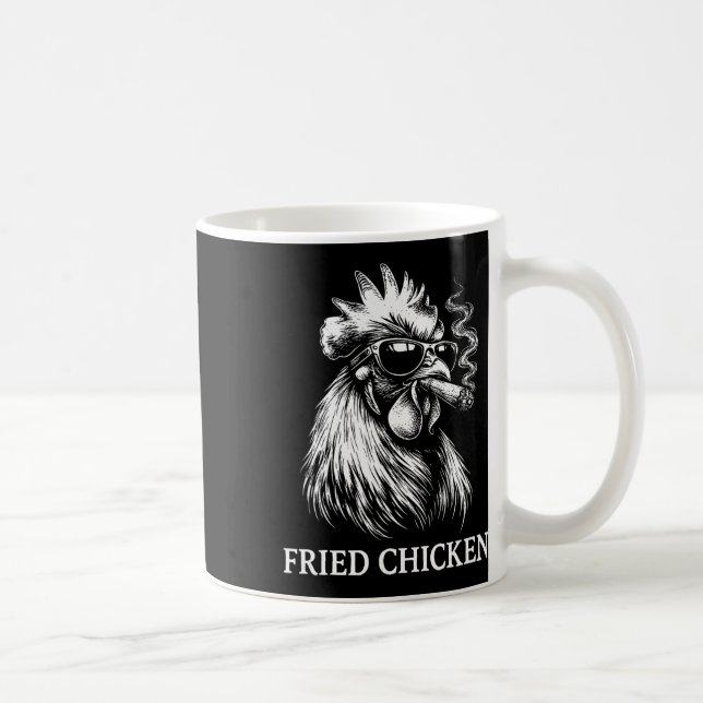 Caneca De Café Jantar de Frango Fumando Juntamente com o Amor da  (Direita)