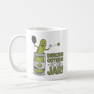 Caneca De Café Jantar fora do jar! 🥒 🏓 Picleball Ca