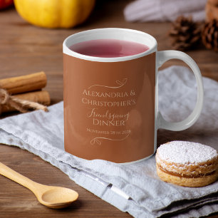 Caneca De Café Janto de Amizade, Favor do Partido Elegante Chic