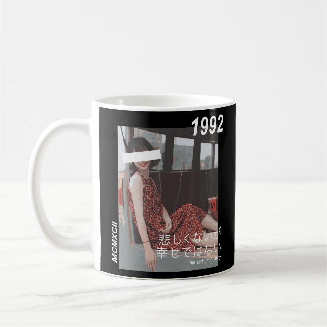 Caneca De Café Japa Japonês Cyberpunk Tokyo Streetwear (Esquerda)