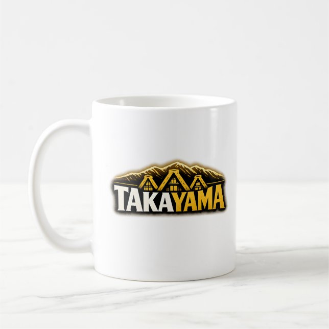 Caneca De Café Japan City - Takayama (Esquerda)