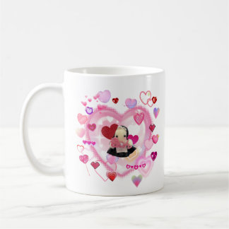 Caneca De Café Japanese maid / Heart-heart-heart / magcup