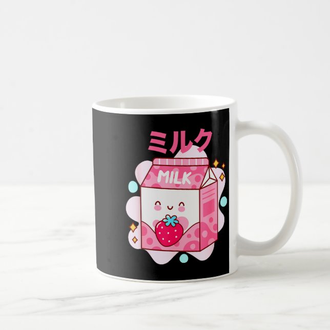 Caneca De Café Japanese Strawberry Milk - Nk Strawberry Milk Shak (Direita)